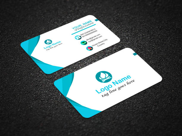 Creative Business Card Design with Mockup